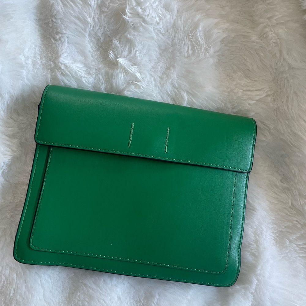Zara Green Leather Purse - Never Worn